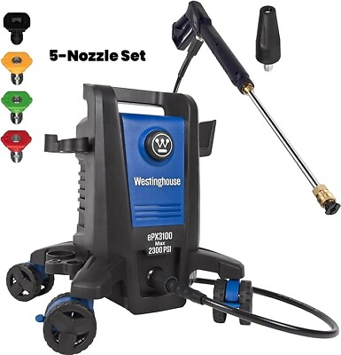 #ad Westinghouse ePX3100 Electric Pressure Washer 2300 Max PSI 1.76 Max GPM. $139.00