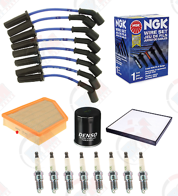 #ad DENSO Tune Up Kit w NGK Plug Wires for 2010 2015 Chevrolet Camaro SS ZL1 6.2L $154.92