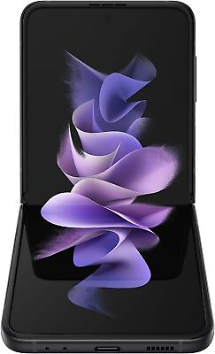 Samsung Galaxy Z Flip 3 5G SM F711U Factory Unlocked 128GB Phantom Black C #ad $149.99