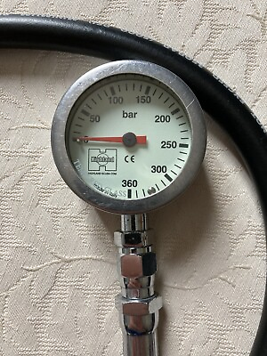 #ad XS Scuba Highland 2quot; SPG BAR Brass and Glass Pressure Gauge $65.00