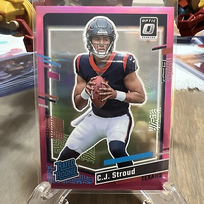 #ad 2023 Donruss Optic Preview CJ STROUD Pink Rated Rookie #339 Houston Texans $110.00