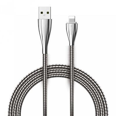 #ad For iPHONE iPAD iPOD METAL USB CABLE 6FT LONG FAST CHARGE POWER CORD SYNC WIRE $12.65