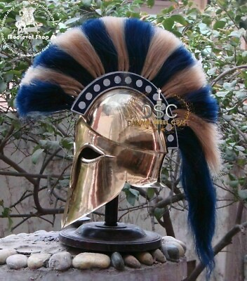 #ad Medieval Greek Leonidas Greek Spartan Roman Helmet 300 Movie Authentic $103.50