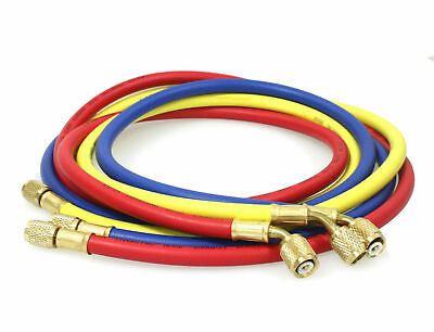 R134a 60quot; AC Charging Hoses Refrigerant Tube Air Conditioning 1 4quot; SAE 2500PSI $21.38
