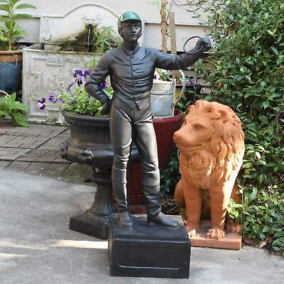 #ad Lawn Jockey Garden Statue for Equestrian Lovers $636.90