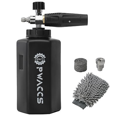 #ad #ad PWACCS Foam Cannon for Pressure Washer Adjustable Car Wash Foam Cannon Big ... $51.99