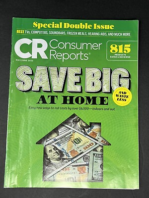 #ad Consumer Reports Magazine 2023 May June $4.99