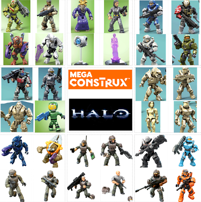 #ad Mega Construx Halo Figures YOU PICK New With Accessories and Weapons $5.99
