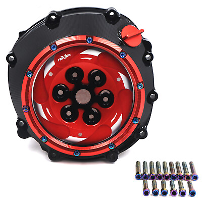 #ad Red Clutch Cover Pressure Plate Spring Retainer For BMW 12 18 HP4 09 17 S1000RR $387.00