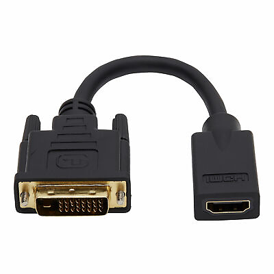#ad #ad ONN DVI To HDMI Adapter Use to Connect Computers to HDTV Black ONA17AV007 $5.99