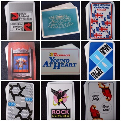 #ad Vintage Playing Cards 1990s Advertising Pack Deck Various Brands Logos 90s GBP 5.00