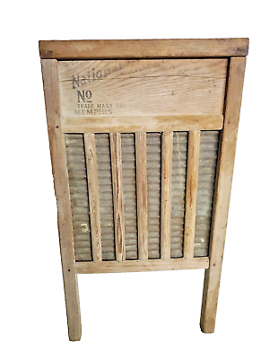 #ad Vintage National Washboard Co. No. 801 The Brass King Top Notch $23.33