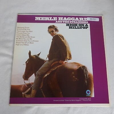 #ad Merle Haggard High On A Hilltop LP Vinyl Record Album $11.82