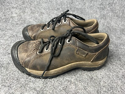 #ad Keen Briggs Low Hiking Shoes Women#x27;s 6.5 Brown Leather Outdoor Lace Up $22.00