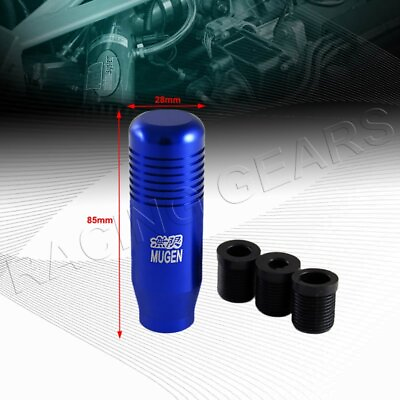 #ad 85MM BLUE MANUAL MUGEN 5 6 SPEED SHIFTER SHIFT KNOB FIT CIVIC ACCORD S2000 RSX $9.95