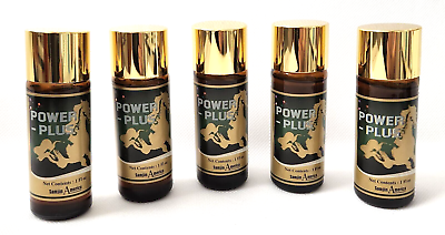 #ad Power Plus Ginseng Energy Liquid Supplement 1oz x 5 Bottles Men#x27;s Strong Power $49.99