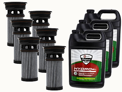 #ad #ad Exmark 116 1218 Hyraulic Oil 1 Gallon 3 amp; 6 116 0164 Hydro Filter Kit OEM $503.92