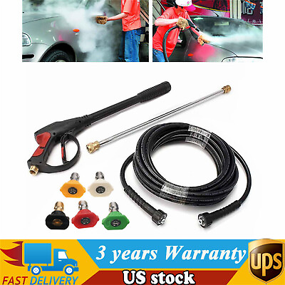 #ad For Craftsman High Pressure Power Washer Spray Gun Wand Hose Kit5 Tips New $36.99