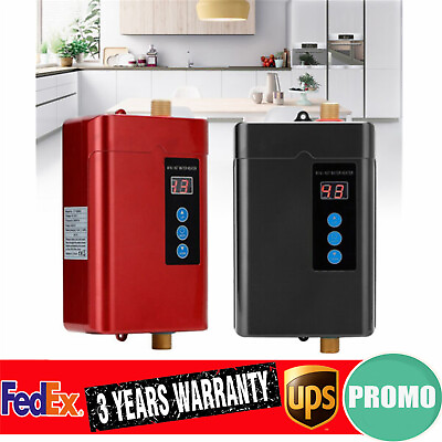 #ad For Whole House Instant Water Heater Hot Water Tankless Heater 3KW with Remote $54.15