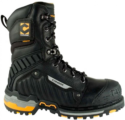 #ad Chinook Footwear Men#x27;s Scorpion II Black Heavy Duty Boot Size 10.5 US $105.99