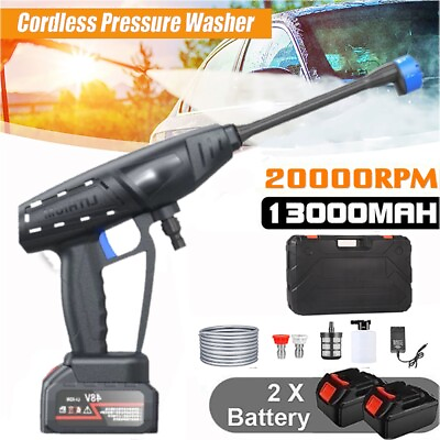 #ad 300w Electric Powerful Pressure Washer 500 PSI Max. Car Washer w 6 in 1 Nozzles $64.79