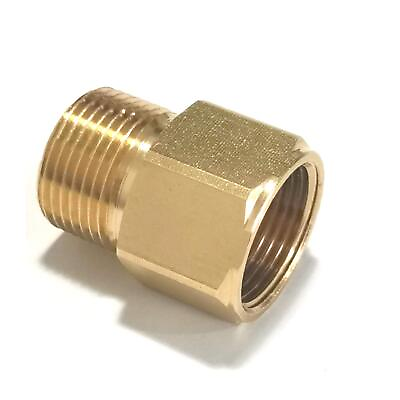 #ad Pressure Washer Coupler Adapter M22 15mm Male To M22 14mm Female Thread Fitting $14.22