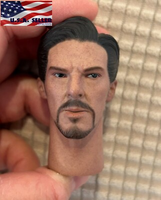 #ad 1 6 Benedict Cumberbatch Male Head Doctor Strange For 12quot; Hot Toys Male Figure $35.42