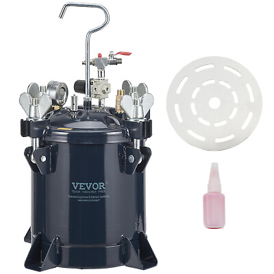 #ad VEVOR Spray Paint Pressure Pot Tank 10L 2.5gal Resin Pressure Feed Paint Tank $85.99