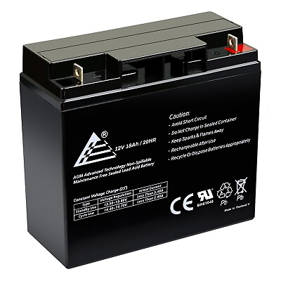 #ad 12V 18AH UPS Battery Replaces 20Ah BB Battery HR22 12 HR22 $36.99