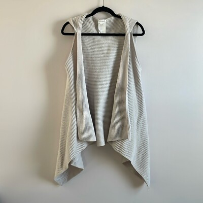 Club Monaco 100% Wool Hooded Sleeveless Sweater Size XS S #ad $40.00