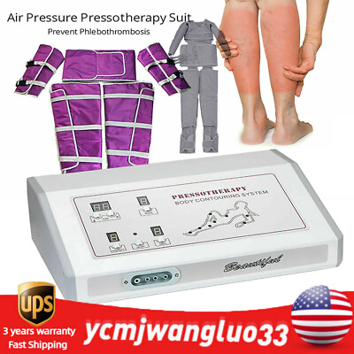 #ad Pressotherapy Lymphatic Drainage Air Pressure Full Body Slim Weight Loss Machine $338.00