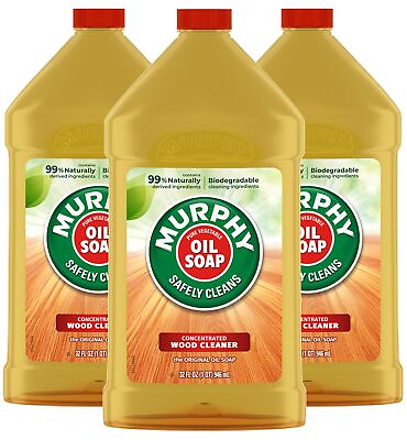 #ad Murphy Oil Soap Wood Cleaner 32 Fluid Ounce Pack Of 3 $20.08
