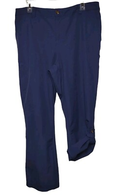 #ad #ad Travelsmith Pants PETITE Large Style 70234 Roll up Pants To Capris $20.99