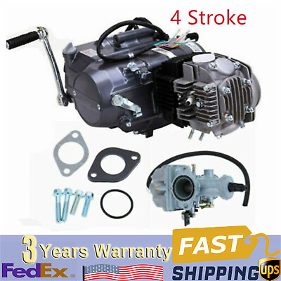 #ad For Motorcycle LIFAN 125cc 4 stroke Manual Clutch 4UP Engine Motor Dirt Pit Bike $242.25