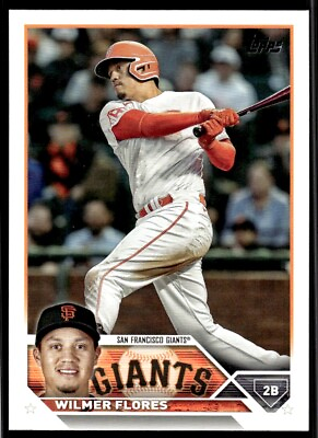 #ad Wilmer Flores 2023 Topps Series 2 F1 #552 San Francisco Giants $1.59