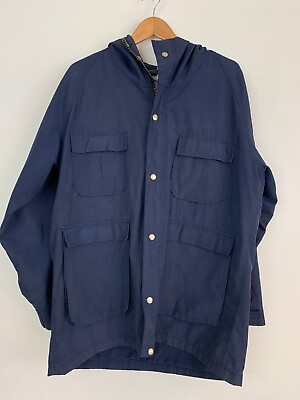 #ad Sunshine Mountain Products Navy Blue Down Puffer Jacket Mens Sz Large Vintage $33.30