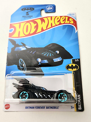 #ad Hot Wheels Batman Forever Batmobile Black #106 2024 Batman Treasure Hunt $12.99