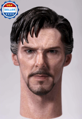 #ad *IN STOCK* 1 6 Benedict Cumberbatch Head Sculpt Doctor Strange for 12#x27;#x27; figure $38.45