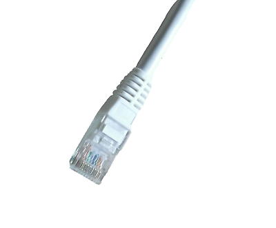 #ad Cat6 Patch Cord 1 Foot Ethernet Network Cable White Cat 6 50 Pack $44.95