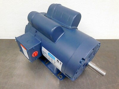 #ad Leeson 120554.00 Electric Motor 5 HP 3450 Rpm Single Phase 230 5 hp 145T Frame $527.99