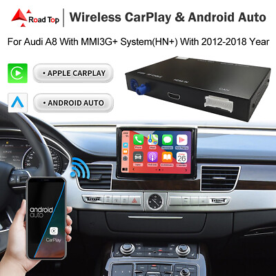 #ad Wireless Car Play Android Auto for Audi A8 2012 2018 with Mirror Link Interface $227.99