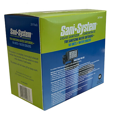 #ad Pro Products SANI SYSTEM SS24WS Liquid Sanitizer Concentrate for WATER SOFTENER $6.99