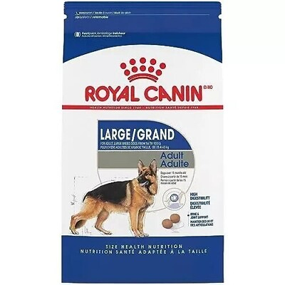 #ad Royal Canin Large Breed Adult Dry Dog Food 30 lb Bag $64.97