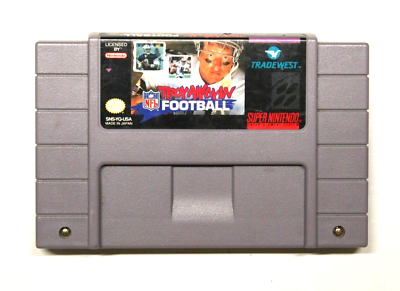 #ad Troy Aikman NFL Football Super Nintendo SNES 1994 SNES TESTED $2.99