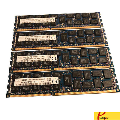 #ad 64GB 4X16GB DDR3 1866 DIMM Apple Mac Pro Late 2013 A1481 MacPro 61 Memory Ram $37.49
