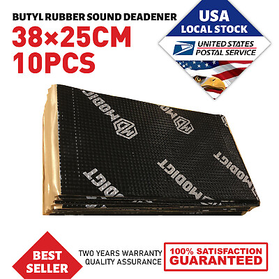 #ad Self Adhesive Heat Shield Car Sound Proofing Deadening Butyl Insulation Mat 2mm $36.88