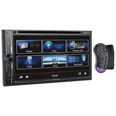 #ad PRECISION POWER PV 702HB 7quot; CD DVD BLUETOOTH USB AUX 300W AMPLIFIER CAR STEREO $99.90