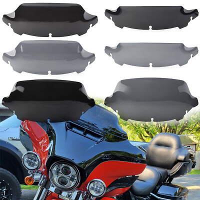 4.5quot;7quot;10quot;Wave Windshield For Harley Touring Street Glide Ultra Electra 2014 2021 #ad $28.51