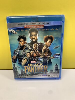 #ad Black Panther Blu ray 2018 *NEW FACTORY SEALED* $7.99