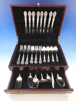 #ad #ad King Edward by Gorham Sterling Silver Flatware Set 8 Service 39 Pcs Place Size $2350.00